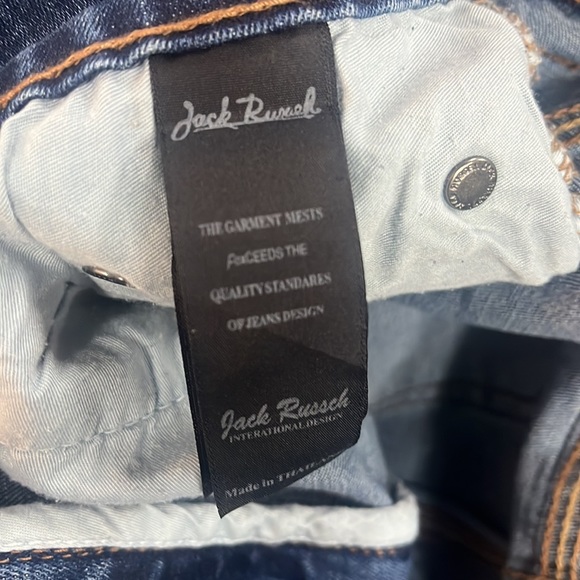 JACK RUSSEL SLIM FIT SMALL WAIST JEANS, SPECIAL EDITION FINE TERRY FABRIC - Picture 4 of 5